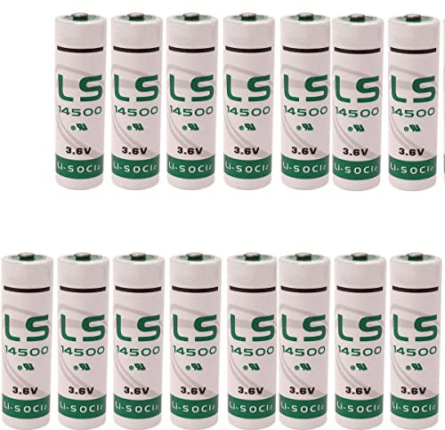zoyfayl LS14500 3.6V AA Battery, Water Electricity Meter PLC Facility Equipment Spare Generic Battery Replacement for TL-5104, TL-5104/S, TL4903, TL4903S (15 Pack Battery)