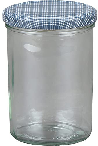 Siena Home Sturz-Glas Cucinare 2TO440, 15er-Pack blau/weiß, TwistOff 440 ml