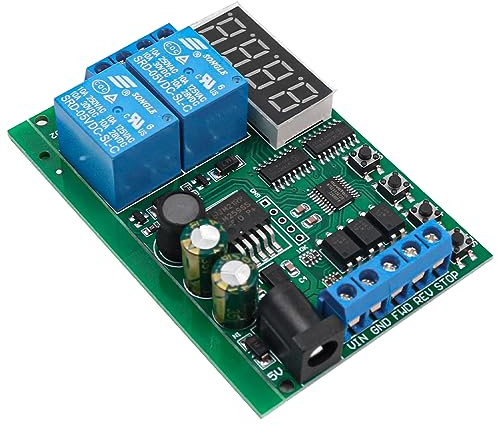 POFET 5V - 24V Multifunktions Motor Vorwärts Rückwärts-Controller-Timing Verzögerungszeit-Zyklen-Relais