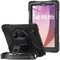 Gerutek Funda Anticaída para Lenovo Tab M8 4th Gen 2024/2023, 8 Pulgadas, (TB-300FU/TB-300XU/TB-301XU), Carcasa Rugosa con Soporte Giratorio, Correa de Mano/Hombro, Funda para Lenovo Tab M8 4th, Negro