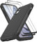 Jeylly for iPhone XR Case, iPhone XR Phone Case, Heavy Duty Rugged Hybrid Hard PC Back Soft Silicone Bumper Shockproof Protective Cover for iPhone XR (6.1 inch) 2018, Black