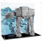 Half Mango Acryl-Vitrine für Lego Star Wars at-at Walker 75313 – Schaufenster, schützen und dekorieren, Modell mit staubdichter Aufbewahrung, Geschenk (3 mm Hintergrund)