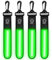 flintronic LED Blinklicht Schulranzen, 4 Stück Reflektierende Anhänger, 3 Modi, Reflektoren Blinklicht Schulranzen Sicherheitslicht, wasserdichte Reflektor Anhänger für Schulranzen Rucksack Wandern