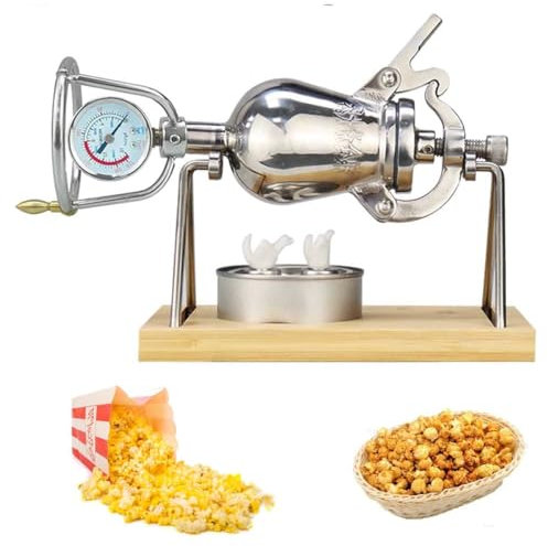 SOYPAX Palomitera Retro, palomitera con manivela Manual, palomitera Manual, palomitera de Alta presión, para casa, Halloween,520ml