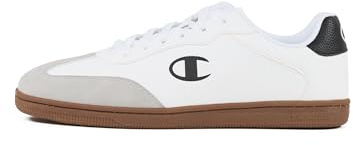 Champion Prestige Mix Material Low, Herren-Sneakers, Weiß/Schwarz (WW001), 45,5 EU, Weiß Schwarz Ww001, 45.5 EU