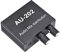 NONDK AU-202 Mixer Stereo a 2 ingressi e 2 uscite Distributore Audio per Cuffie Potenza Esterna AMP Controllo Solo Volume