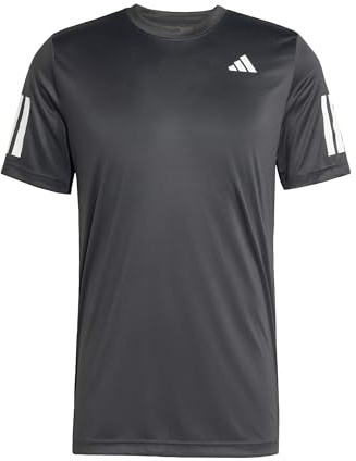 adidas Herren Club Tennis Climacool 3-Stripes Shirt, Black, XL