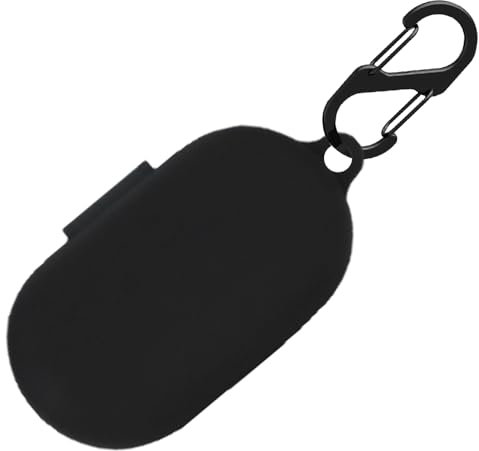 Silikon Hülle für JBL Soundgear Sense Tasche, Stoßfeste Schutzhülle und Haut Protective Case Cover für JBL Soundgear Sense with Keychain (Schwarz)