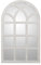 Alexandra House Living Espejo de Pared Blanco Madera Desgastado Ventana 4 x 76 x 50 cm