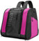 OutdoorMaster 38L Skischuhtasche, Snowboardstiefel-Rucksack für die Luftreise mit wasserdichtem Boden für Skihelm, Skibrille und Handschuhe - Fuchsie+Schwarz