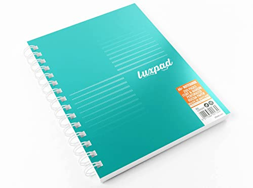 Silvine Luxpad Metallic A5 FSC Wirebound Notebook - Lined (200 Pages)