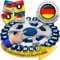 BLOOOK Wörter Sturm Spiel,Brettspiele,Wörterspiel Erwachsene Kinder,Gesellschaftsspiele,Spiel des Jahres,Familienspiel 2-8 Personen,Tabletop Spiele,Partyspiele (Schwarz) (Blau Weiß)