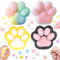PWCTNT Fidget Toys, Anti Stress Spielzeug, 4 Stück Katzenpfoten Stress Spielzeug, Neuheit Niedliche Katzenpfote Quetschspielzeug, Squeeze Toy, Stressabbau Spielzeug für Kinder und Erwachsene