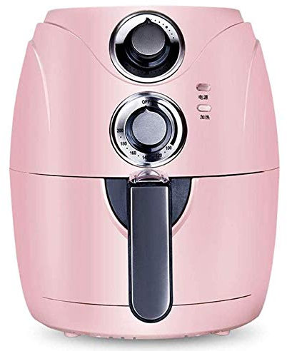 QWAXTRIW Air Fryer, Programmable with LCD Digital Touchscreen, 1300W Oilless Electric Hot Air Fryer, Auto Shut Off, Easy-to-Clean Nonstick Basket, 3.5L for Family and Party,Pink vision Beauty Comes