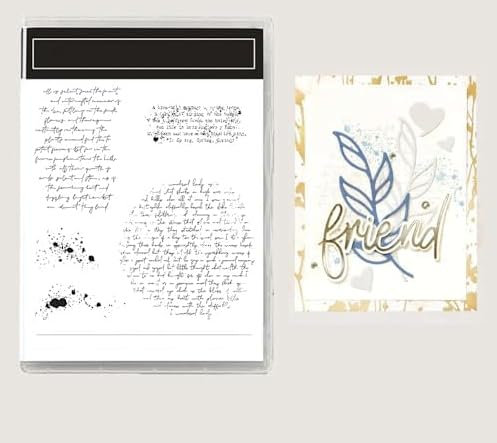 Stempel und Stanzformen für Kartenherstellung, Weihnachtsstempel und Stanzformen-Set für verschiedene Festivals, Alben, Scrapbooking, Geburtstage, Grußkarten (Stanz- und Stempel-Set) (MP035)