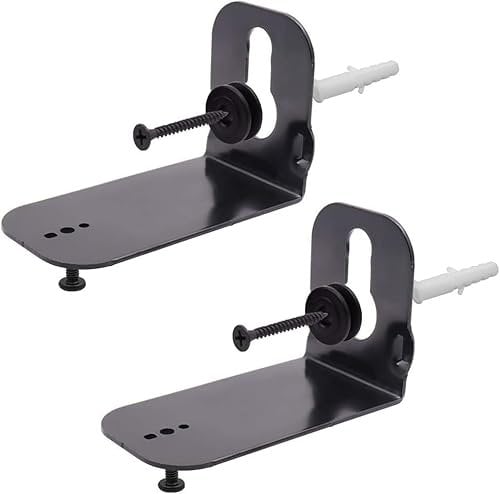 Qzanyee Life Black Wall Mount Bracket for Samsung Soundbar HW-Q60B HW-Q600B HW-B650 HW-N950 HW-S40T HW-S41T HW-S60T HW-T400 HW-T420 HW-T450 HW-T50M/ZA HW-T550 HW-Q910B HW-Q930B Mounting Brackets