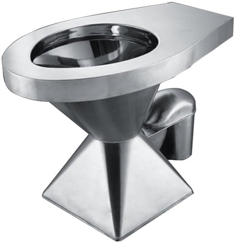 WXXSHGDW WXXZCE WC a Poser, Toilettes Monobloc en Acier Inoxydable 304, pour Camping-Cars, Navires, Hôpitaux, Hôtels