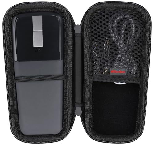 Elonbo Arc Touch Étui de transport pour souris sans fil Microsoft/NYIEFADA/WUDEKEJI/NORMIA Rita et autres souris Bluetooth pliable Arc Touch Mouse, mini souris de voyage pliable incurvé support de