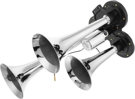 TOPPERFUN Luftdruckhorn für Lkw Rohr Kit Installieren Lauter Kompatibel mit Fahrzeugen Zubehör für Trucks und Motorräder