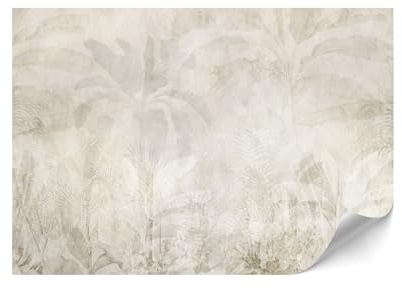 LUMASOUL Papier Peint Intissé 300x210 cm - Industriel Panoramique Tapisserie Murale Facile à Monter - Papiers Peints Modernes Pour le Salon & Chambre à Coucher - Feuilles Beige I