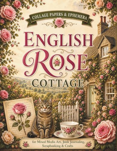 English Rose Cottage: Collage Papers & Ephemera for Mixed Media Art, Junk Journaling, Scrapbooking & Crafts