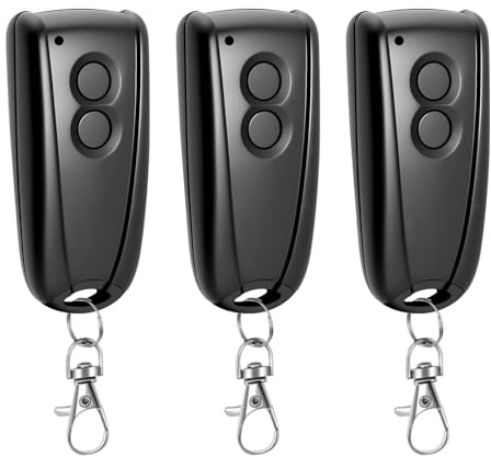 Garagenöffner Fernbedienung Ersatz für EcoStar RSC2 433, kompatibel mit Garagentor Fernbedienung Liftronic 500 700 800 & Portronic, 433,92 MHz Handsender(1 Stück) (3 Stück)