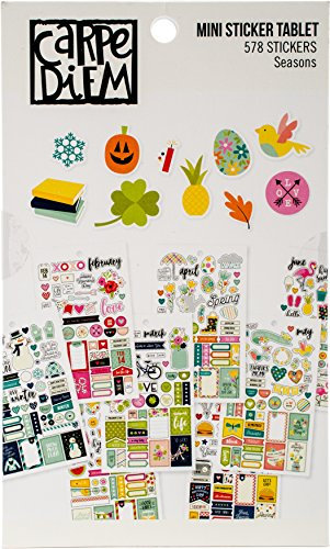 Simple Stories 7983 Planer Essentials Mini-Aufkleber, mehrfarbig