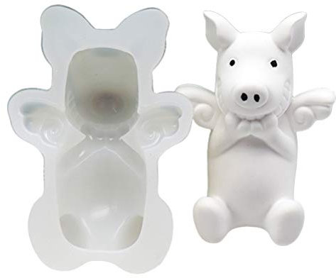 3D Silikonform Fliegende Form Silikon Fondant Form Gie?formen Seifenformen Schokoladenform f¨¹r Aromatherapie Eiscreme Pudding Schokolade Mousse DIY (Transparent)