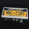Fashion Clear Glass Crystal License Plate Frames,Rhinestone License Plate Cover for Women,Blingbling SUV License Plate Holder(1 Frame)