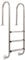 Festnight Pool Leiter mit 3 Stufen Pool Ladder Poolleiter Schwimmbadleiter Sicherheitsleiter Pooltreppe Poolzubehör Schwimmbad für Swimming Pool 120 cm Edelstahl