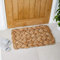 NATURELLE | Stockport Lovers Knot Jute Mat | Handwoven Durable Reversible Doormat | Eco-Friendly Natural Fibre Design | Ideal for Indoor Use | Stylish, Absorbent & Hard-Wearing Mat | 45x75cm