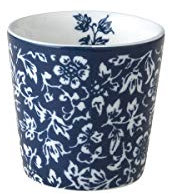 Laura Ashley - Eierbecher - Sweet Allysum - blau/Weiss - Ø 5X H: 5cm - Bone China Porzellan