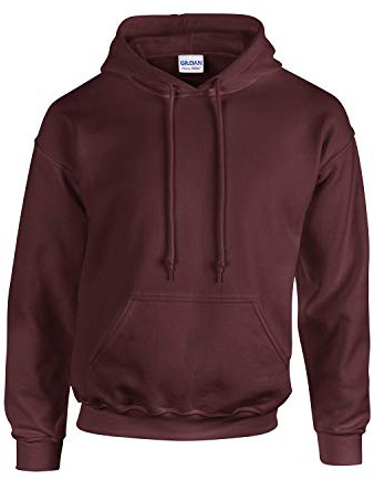 Gildan Heavy Blend Unisex Hooded Pullover / Hoodie / Sweatshirt (XXL) (Burnt Red Heather)