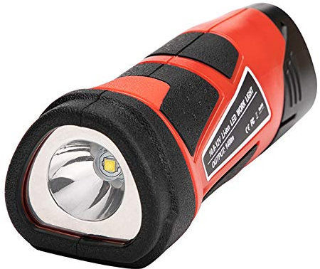 RexLeLXB Flashlight Work Light for Milwaukee M12B2 10.8V-12V Battery, 3W 140LM Handheld Light Illumination lamp for Work at Night 48-11-2401 M12B2 M12B4 M12B6 C12B