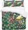 Balinesisches Bali Pfauen-Bettwäsche-Set für Kingsize-Bett, weiche Mikrofaser, Bettbezug mit Kissenbezügen, Bettwäscheset