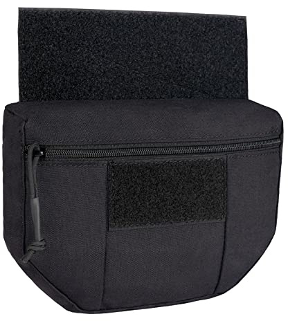 IDOGEAR Taktische Tasche Abwurfbeutel Tasche für JPC CPC AVS Taktische Weste Utility Bag Gebrauchstasche mit Haken und Schlaufe 500D Nylon