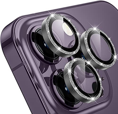 WSKEN Kameraschutz Kompatibel mit iPhone 14 Pro/iPhone 14 Pro Max Kamera Schutzglas, 9H Härte Kratzfest Blasenfrei, HD gehärtetes Metallglas Kamera Displayschutzfolie Filmzubehör