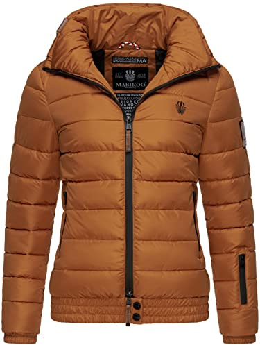 MARIKOO Damen Winter Steppjacke Poison Rusty Cinnamon Gr. M