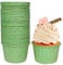 Frepea 50 Stücke Cupcake Formen Papier Muffinförmchen Papier Antihaftbeschichtet Einweg-Backbecher für Halloween Geburtstage Hochzeiten Partys (Grün)