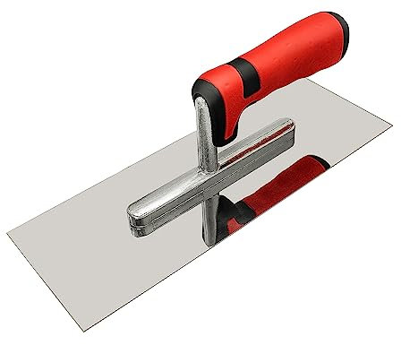Stainless Steel Flat Finishing Trowel (11 x 4) Concrete Cement Drywall Plastering Tile Masonry Construction Hand Tools