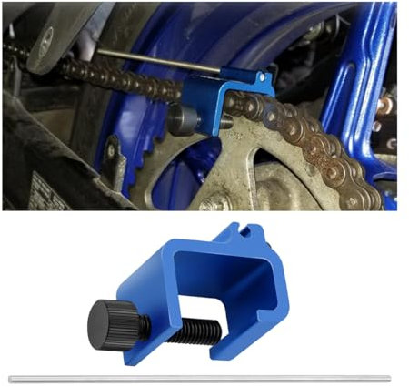 Bittwee Motorcycle Chain Alignment Tool, 08-0048 Quick Accurate Professional Alignment Tool Chain Maintenance Repair Parts Bagged, Universal for Motor Scooter Sprocket Sport Dirt Bike ATV