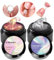 U-Shinein 2x10ml Solid Nail Glue Gel Kit - Clear Nude & Pink Gel for Acrylic Nails & Tips
