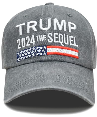 DISHIXIAO Make America Great Again Verstellbare Baseballkappen, Unisex 2024 Trump Snapback Sportmütze, Neuweiß, Einheitsgröße