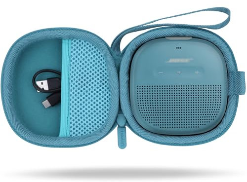 Lebakort Hard Case Compatible with Bose SoundLink Micro Speaker (Blue Case)