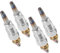 Dokili 4-teilige GLP002 GLÜHKERZE DURATERM 0250201032 Kompatibel mit A4 GOLF III LT28