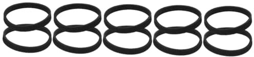 Gadpiparty 5sets Planer Drive Belt Accessories Electric Planer Belt Replacement Rubber Drive for Woodworking 2pcs*5