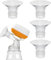 Flange Inserts for Breast Pump,4PCS Breast Pump Flange,17mm and 19mm Flange Insert,Breast Pump Replacement Flange for Momcozy S9/S9Pro/S12/S12Pro 24mm Flange,Medela/Willow Wearable Breast Pump Shields