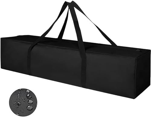 Tceapoo Tragbare Zeltstangentasche 100/120/150cm, wasserdichte Zeltstangen Tasche Gestängetasche Transporttasche Tragetasche, Camping Aufbewahrungstasche für Wohnwagen, Markisenrahmen