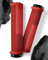 Peaty's Monarch Grips Fahrradgriffe - Knurl Fahrrad Lenkergriffe, Fahrradgriffe Ergonomisch für Komfort, Fahrrad und MTB Griffe, Fahrradlenker Griffe für Mountainbike - Dünn 30-32 mm, Rot