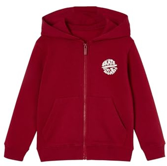 Vertbaudet Jungen Kapuzensweatjacke Basic mit Recycling-Polyester